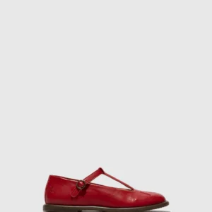 Buckle Shoes DAFE417FLY CHERRY