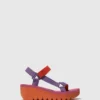 Velcro Sandals YEFA726FLY ORANGE/VIOLET (ROSE)