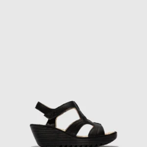Velcro Sandals YOTU472FLY BLACK
