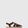 Sling-Back Espadrilles SUCH527FLY LEATHER BROWN