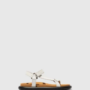 T-Strap Sandals POCH069FLY OFF-WHITE