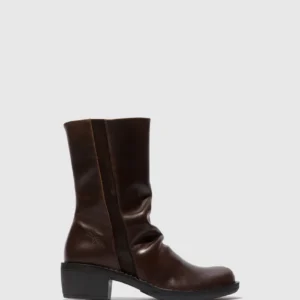 Zip Up Boots MECY092FLY DK.BROWN/EXPRESSO