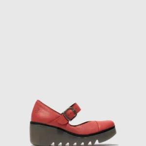 Buckle Shoes BAXE428FLY RASPBERRY