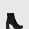 Zip Up Ankle Boots STIR985FLY BLACK