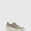Lace-up Trainers DELF580FLY SILVER