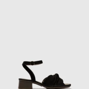 Ankle Strap Sandals EZEN570FLY BLACK