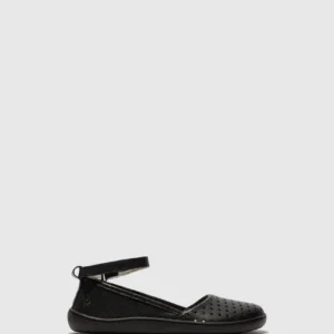 Velcro Shoes NICH753FLY BLACK