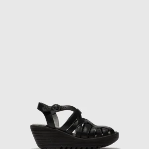 Buckle Sandals LEMY397FLY BLACK