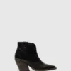 Zip Up Ankle Boots WAXI185FLY BLACK