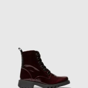 Lace-up Ankle Boots RAGI539FLY BURGUNDY