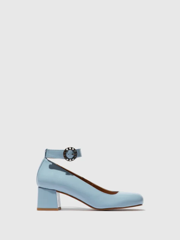 Ankle Strap Shoes SAZI082FLY SKY BLUE